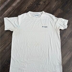 Columbia Men's Off-White Short Sleeve Tee